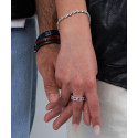 Anillo plata y Premium Zirconia - LPZ053AN