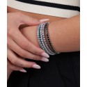 Pulsera elástica acero y circonitas - CH072BR-N