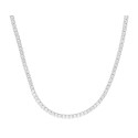 Collar plata y circonitas 2mm - LAD1074CL