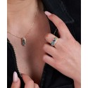 Colgante plata y circonitas - LAD7269CL-D