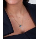 Collar plata y Liska Crystals - LSW4406CL