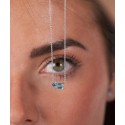 Conjunto plata blue topaz - LAD7307C
