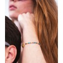 Pulsera acero y graven stone blue - SHA213BR