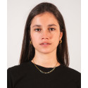 Collar acero y african turmaline - SHA207CL