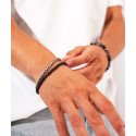 Pulsera acero y piedras naturales - RB228BR-N