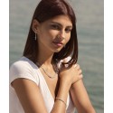 Pulsera plata y Liska Crystals - LSW3236BR-AQ