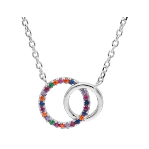 Colgante plata y circonitas - LAD4763CL