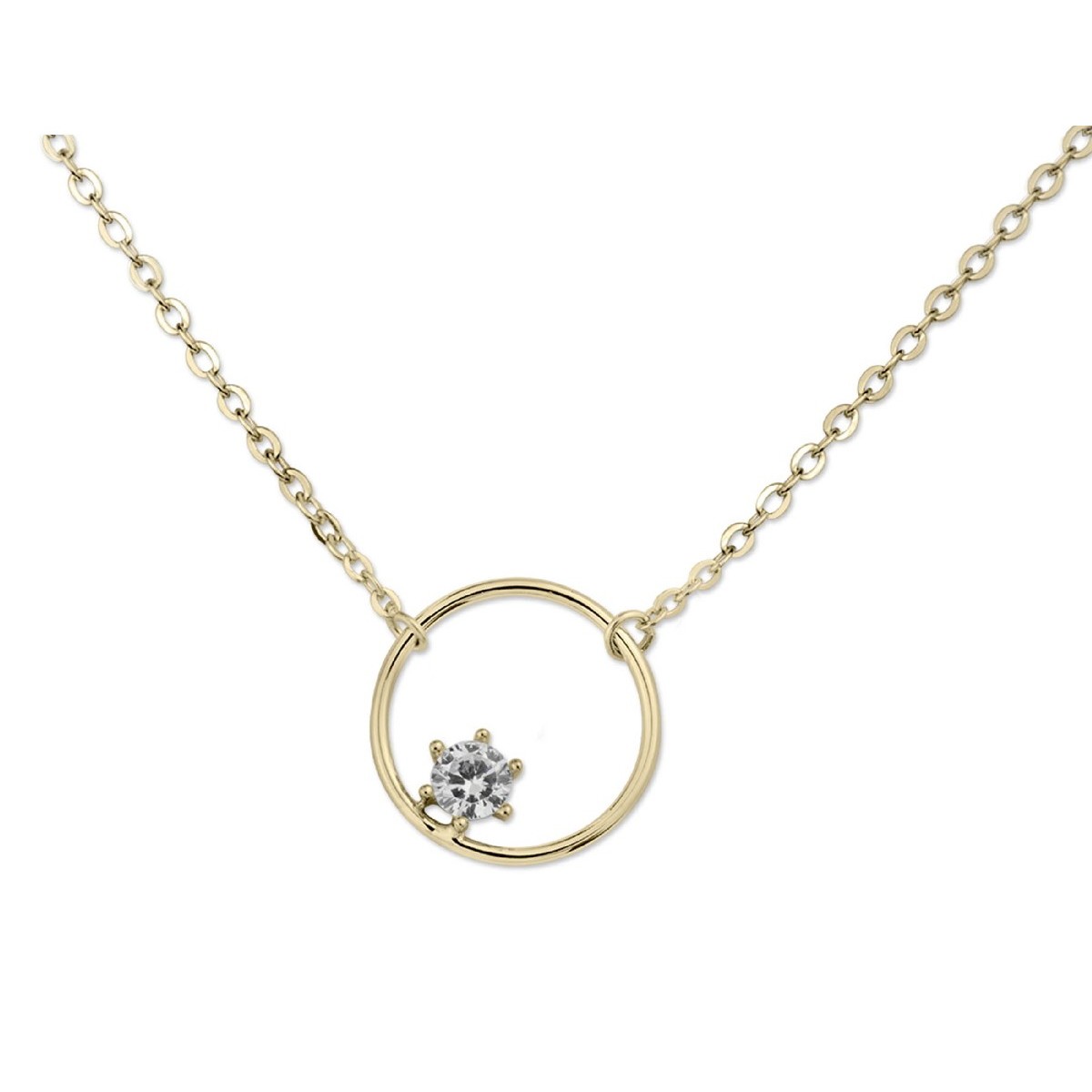 Colgante plata y circonitas - MED398CL-D