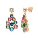 Pendientes plata y Liska Crystals - LSW4424A-D