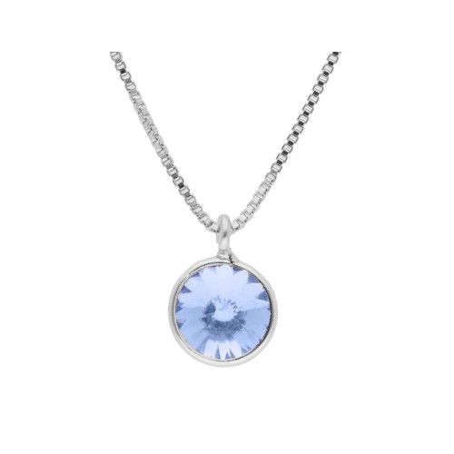 Collar plata y cristales Liska - LSW2015CL-A