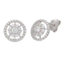 Pendientes plata y circonitas - LAD1247A