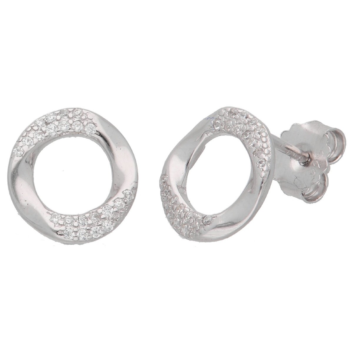 Pendientes plata y circonitas - LAD1250A