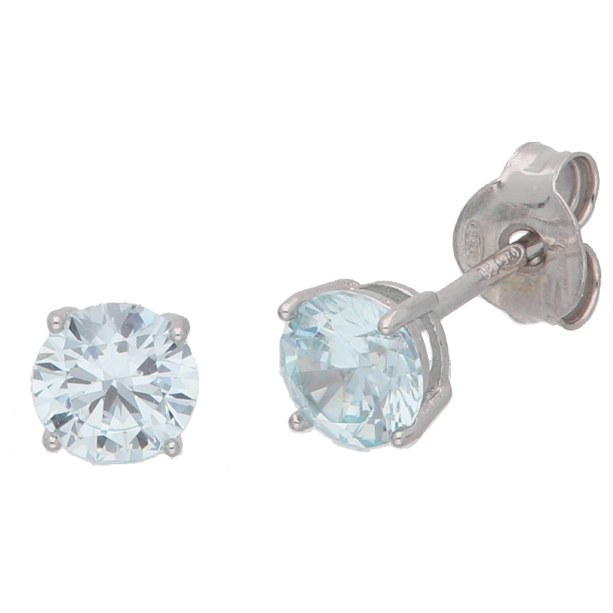 Pendientes plata y circonitas - LAD1256A-A