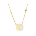 Collar plata y nácar - LAF6544CL-D