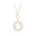 Colgante plata y nácar - LAF6545CL-D
