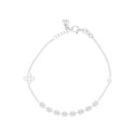 Pulsera plata y circonitas - LAF6535BR