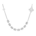 Collar plata y circonitas - LAF6535CL