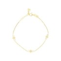 Pulsera plata y circonitas - LAF6536BR-D