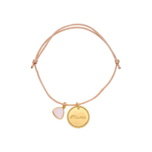 Pulsera corazón plata y esmalte - MAMA21BR-D