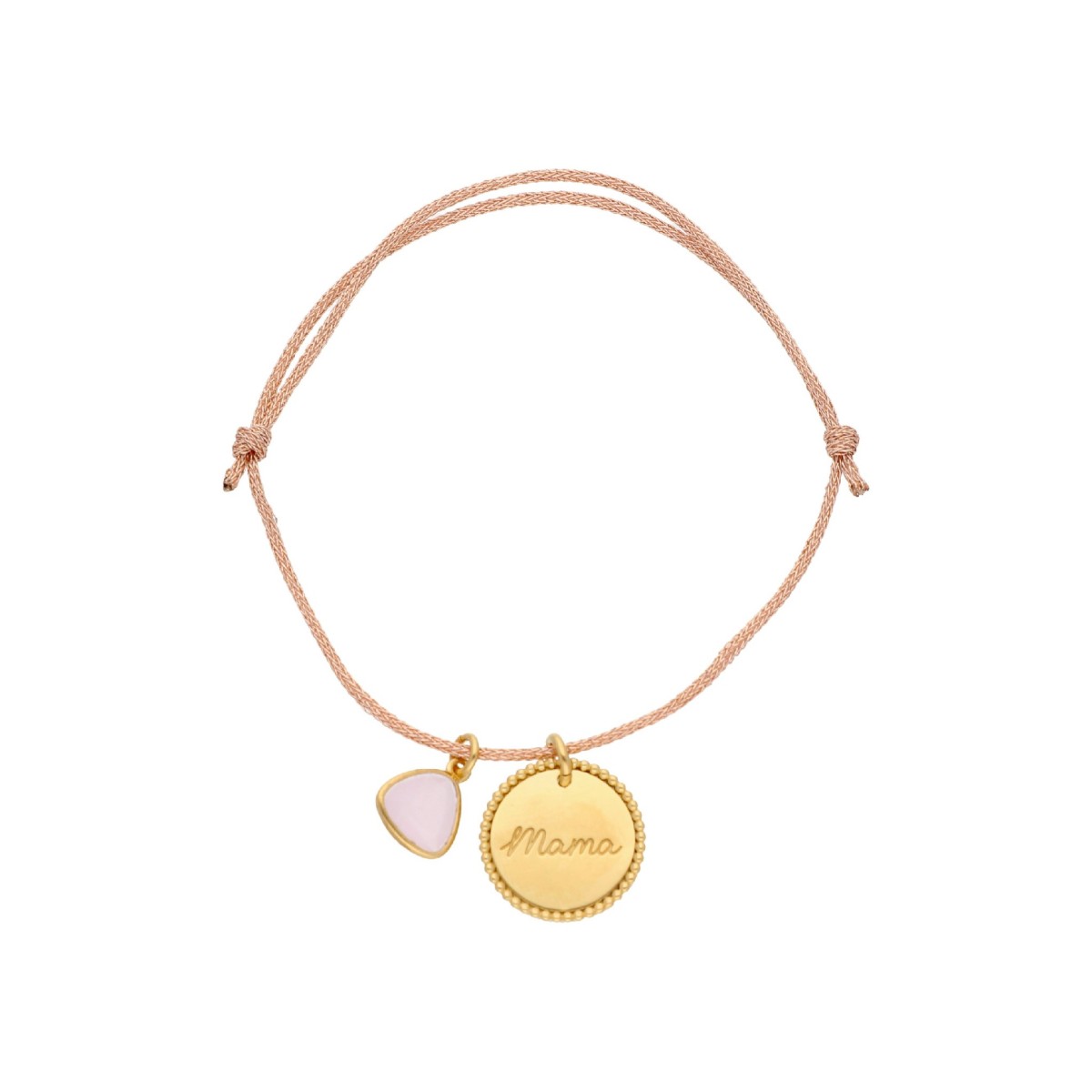 Pulsera corazón plata y esmalte - MAMA21BR-D