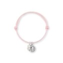 Pulsera medalla plata y perlas - BAM026BR
