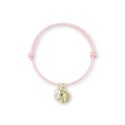 Colgante medalla plata 12mm y perlas - BAM026BR-D