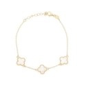 Pulsera plata y nácar - MED414BR-DB