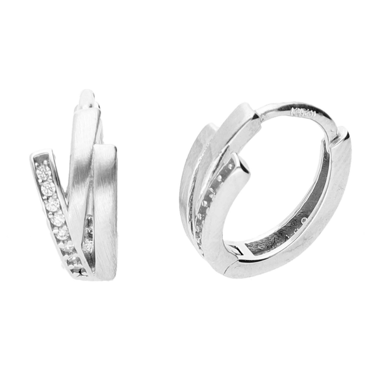 Pendientes plata y Premium Zirconia - LPZ132A