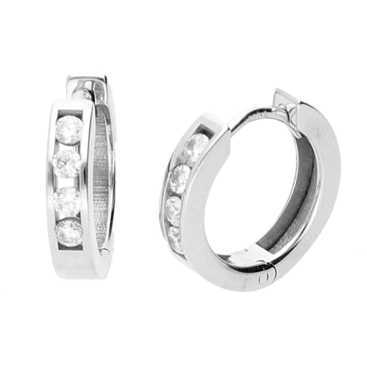 Pendientes plata y Premium Zirconia - LPZ133A