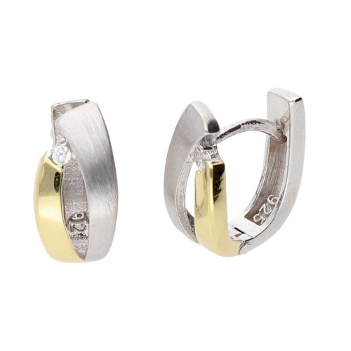 Pendientes plata y Premium Zirconia - LPZ148A-B