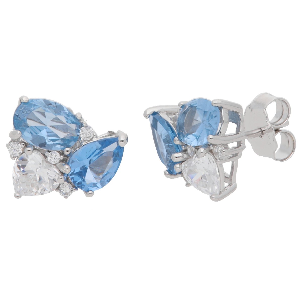 Pendientes plata y Premium Zirconia - LPZ191A