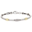 Pulsera plata y Premium Zirconia - LPZ169BR-B