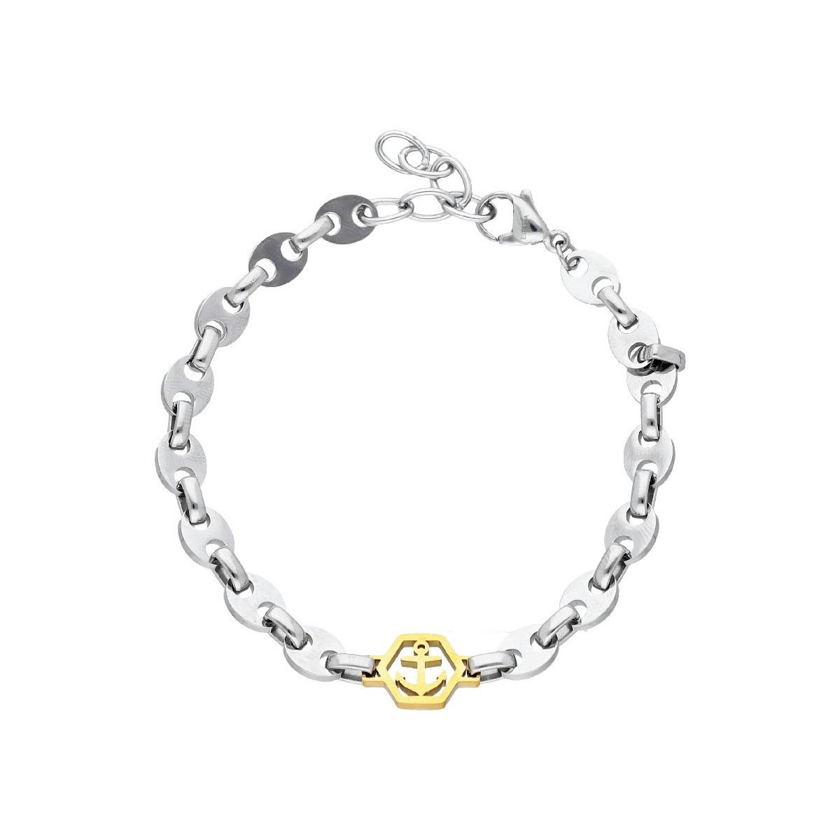 Pulsera ancla acero - MTC136BR