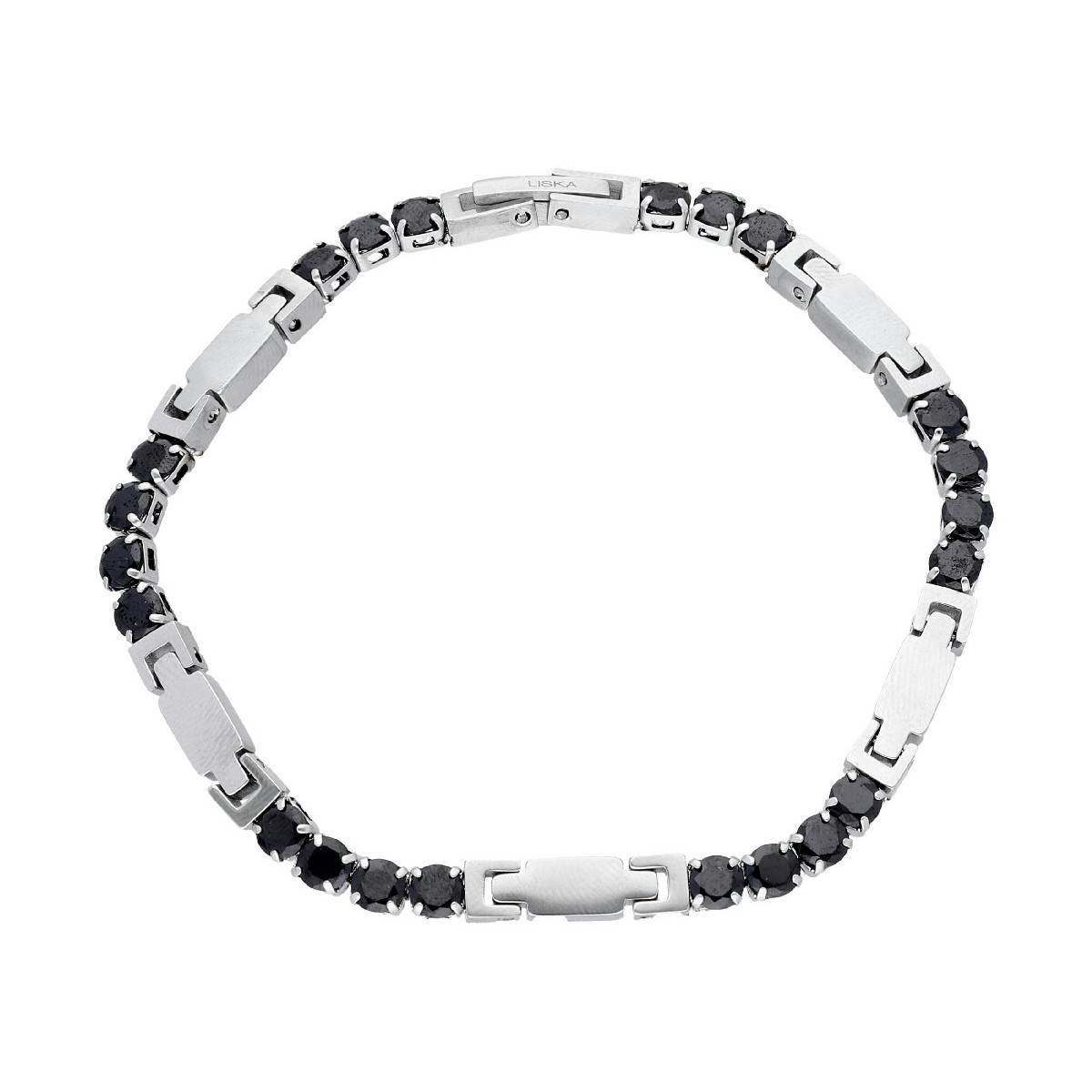 Pulsera de acero y circonitas - RB260BR