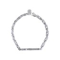 Pulsera acero y circonitas - MTC162BR