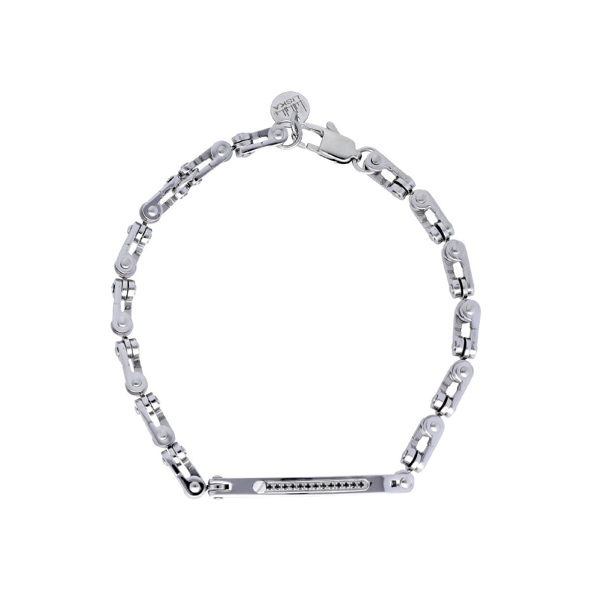 Pulsera acero y circonitas - MTC162BR