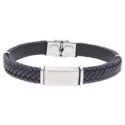 Pulsera piel y acero - 84BA1560-NP