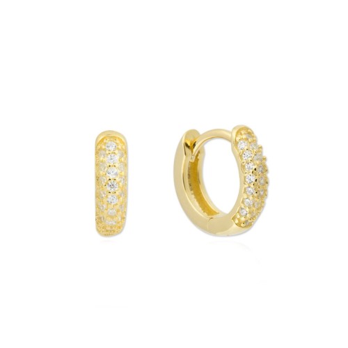 Pendientes plata y cirocnitas 12mm - MED228A-D