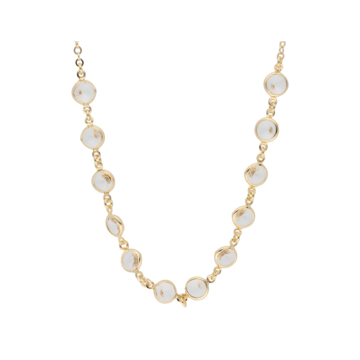 Collar plata y Liska Crystals - LSW2256CL-DC