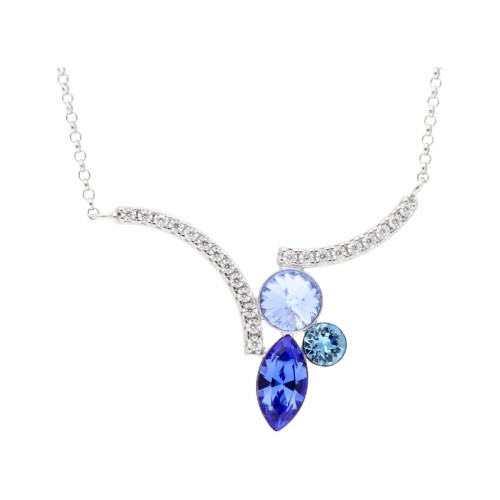 Colgante plata y Liska Crystals - LSW0202CL-A
