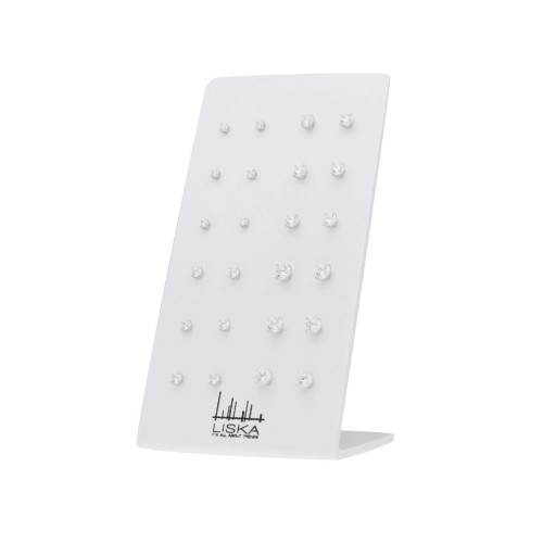 Pack 12 pendientes plata y circonitas - LAD4606PACK