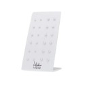 Pack 12 pendientes plata y circonitas - LAD4606PACK