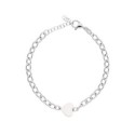 Pulsera corazón plata - LAF6554BR