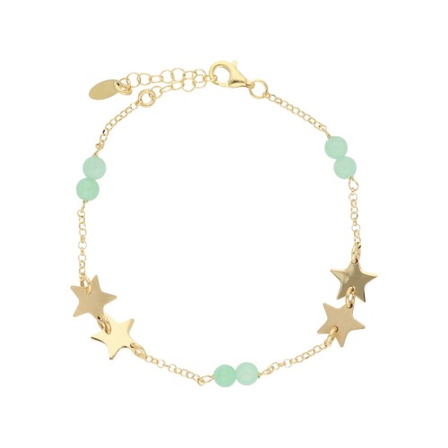 Pulsera estrellas plata - LAF6556BR-DV