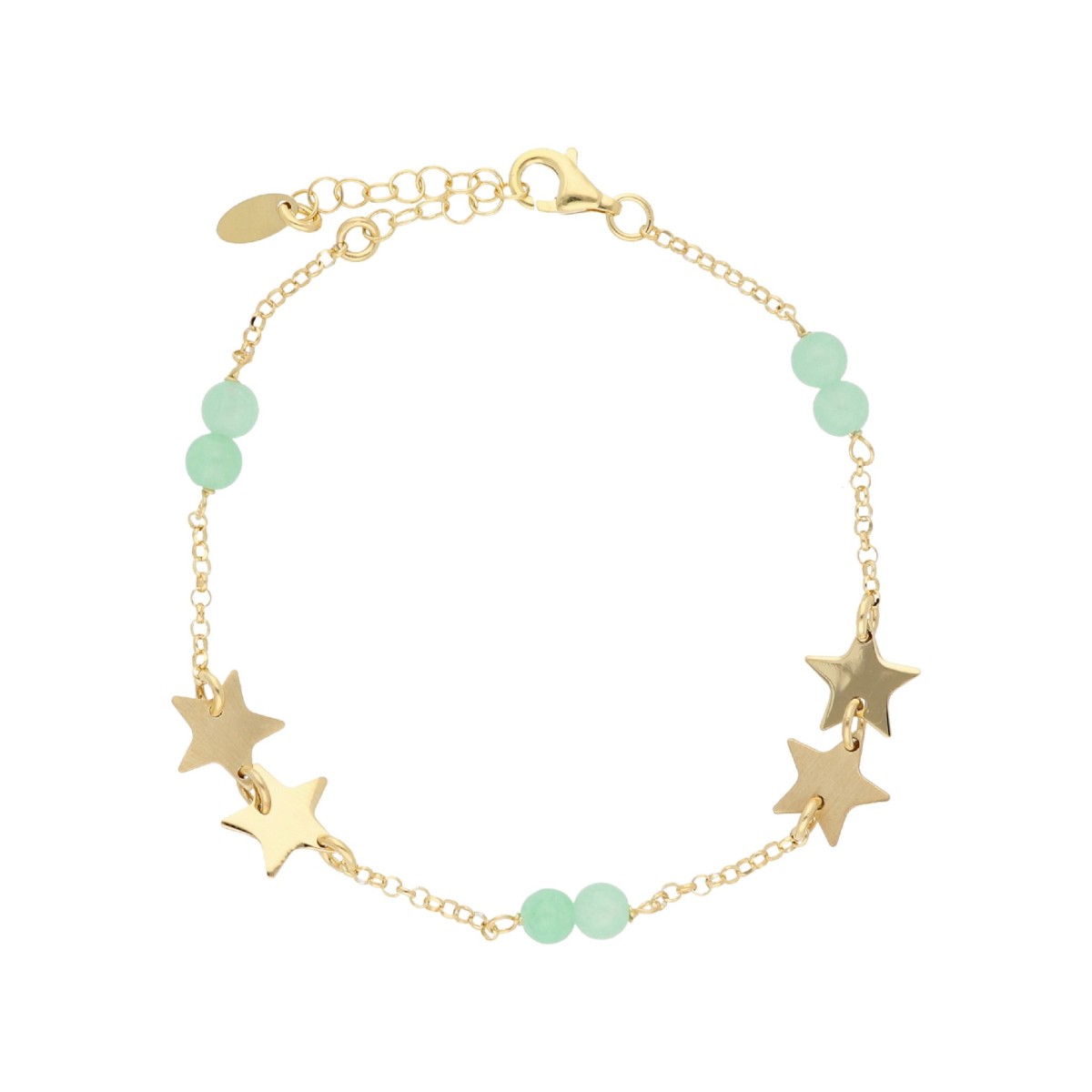 Pulsera estrellas plata - LAF6556BR-DV