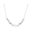 Collar plata y perla - LAF6563CL