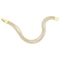 Pulsera plata y Premium Zirconia - LPZ195BR-D
