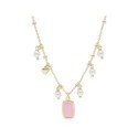 Collar plata y perlas - LAF6562CL-DR
