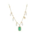 Collar plata y perlas - LAF6562CL-DV