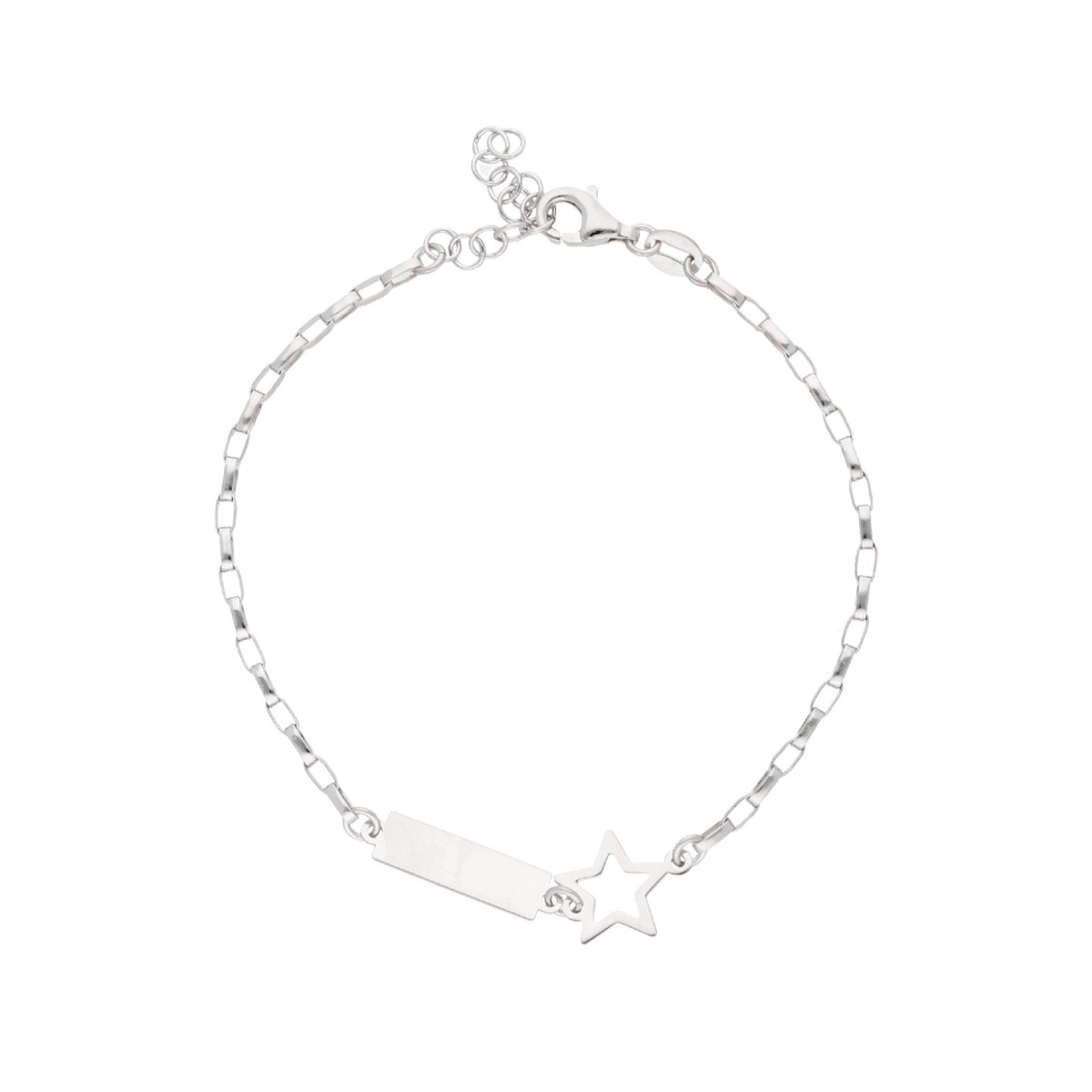 Pulsera estrella plata - LAF6386BR-E